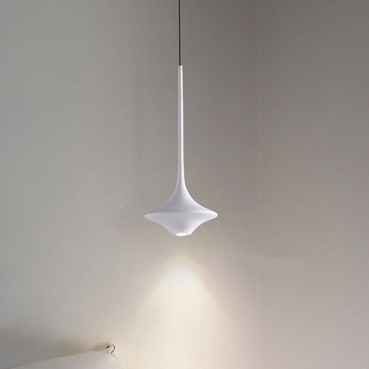 Modern Minimalist Solid Color Hardware Resin LED Pendant Light