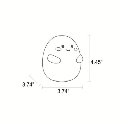 Creative Cartoon Egg Silicone USB LED Kids Night Light Table Lamp