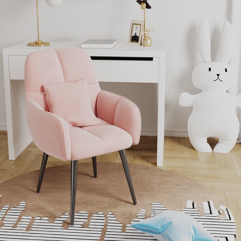 Modern Minimalist Sponge Square Vanity Stool Backrest For Bedroom