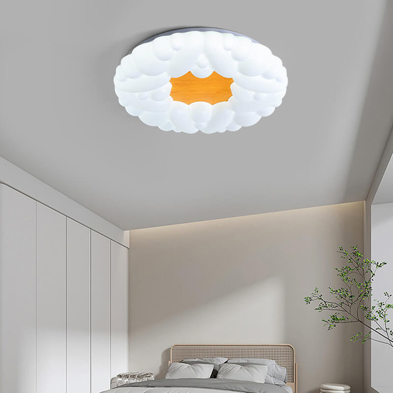Scandinavian Modern Minimalist Acrylic Children's LED Flush Mount Ceiling Light