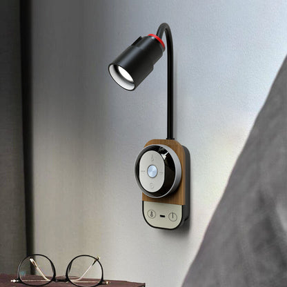 مصباح حائط LED SMD من الألومنيوم متعدد الوظائف مع جهاز تحكم عن بعد ومغناطيسي إبداعي حديث 