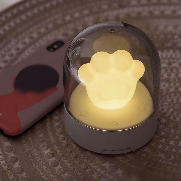 Creative Cartoon Cat Claw LED Eye Protection USB Night Light Table Lamp