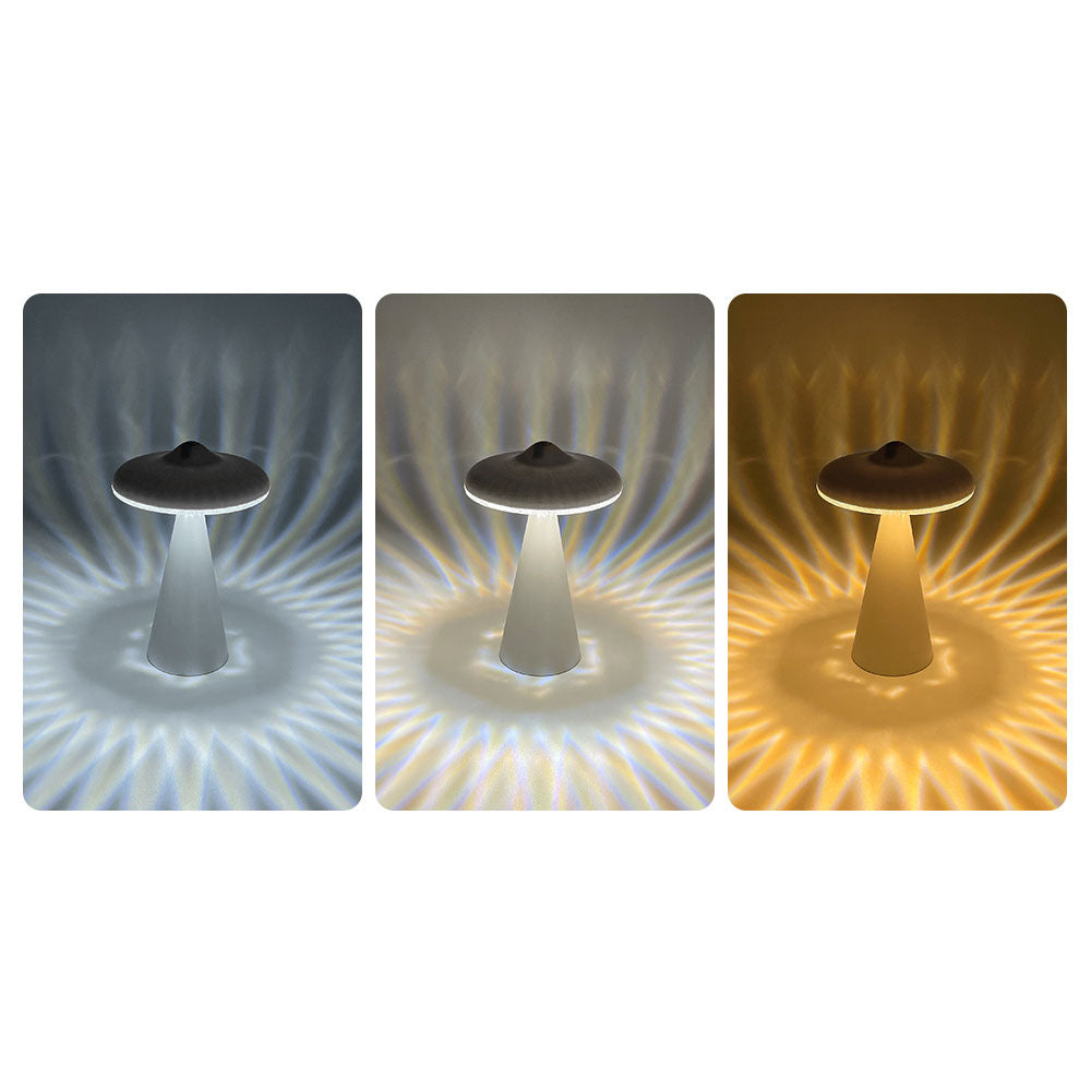 Modern Creative UFO USB Rechargeable LED Night Light Table Lamp