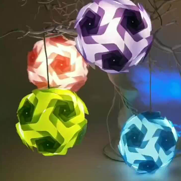 DIY Moon Lamp LED Night Light USB Decorative Table Lamp