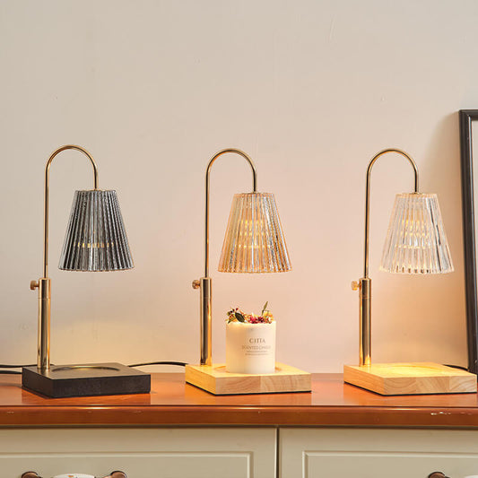 Modern Creative Romantic Bamboo And Wood Horn 1-Light Melting Wax Table Lamp