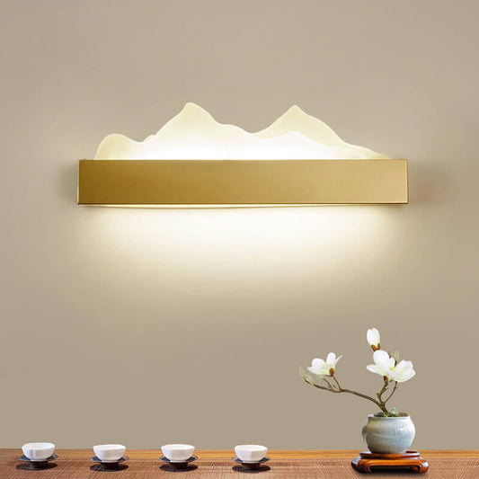 Creative Acrylic Chinese Iceberg Design LED Wall Sconce Lamp