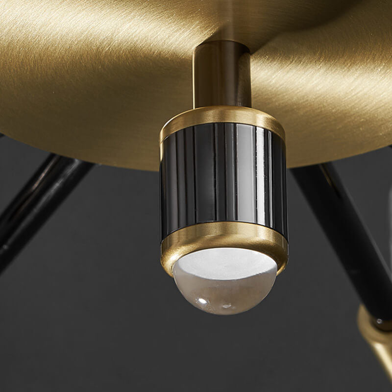 Modern Luxury Iron Finish Frame Cylinder LED Wall Sconce Lamp For Bedroom