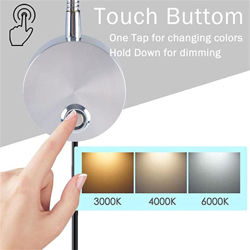 مصباح حائطي حديث مزود بمنفذ USB LED 