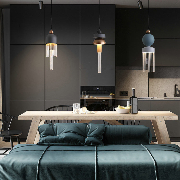 ثريا LED من الألومنيوم بتصميم عصري إبداعي غير منتظم لغرفة المعيشة 