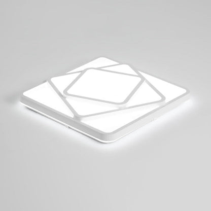 Nordic Creative Photo Frame/Clover Design LED Flush Mount Light