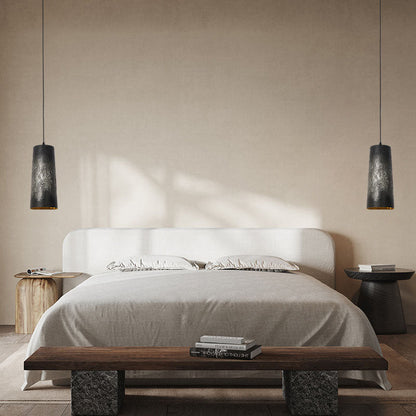 Industrial Japanese Simple Steel Cylinder 1-Light Pendant Light