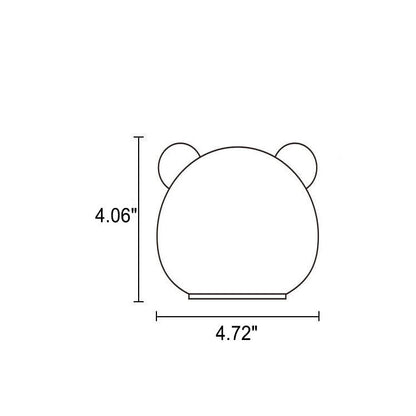 Cartoon Animal Colorful Silicone LED Night Light Table Lamp