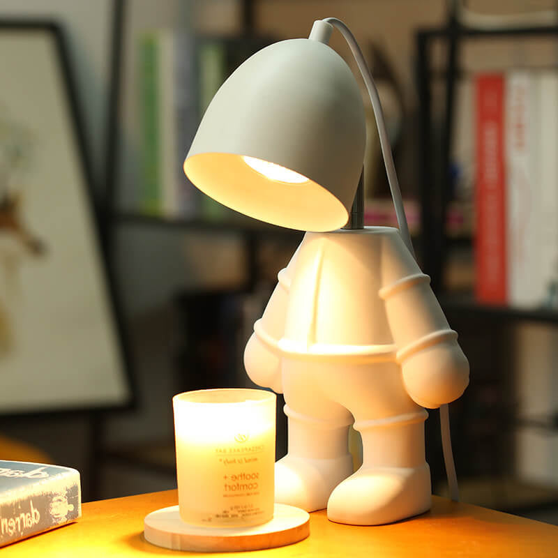 Creative Little White Design LED Night Light Melting Wax Table Lamp