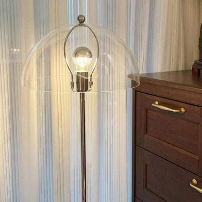 Creative Retro Acrylic Mushroom Design 1-Light Standing Floor Lamp