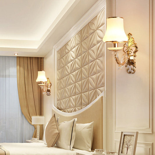 مصباح حائطي بتصميم أوروبي بسيط ومبتكر بنصف ضوء 