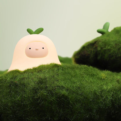 Creative Cartoon Pear Silicone LED Night Light Table Lamp