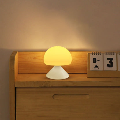 Creative Intelligent Silicone Round Mushroom LED Night Light Table Lamp