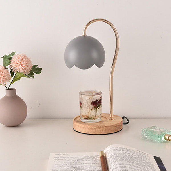 Nordic Rose Dome Dimmable 1-Light Melting Wax Table Lamp