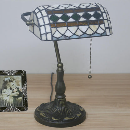 European Vintage Tiffany 1-Light Table Lamp
