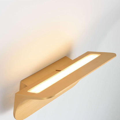 Nordic Simple Square Flat Bending LED Wall Sconce Lamp