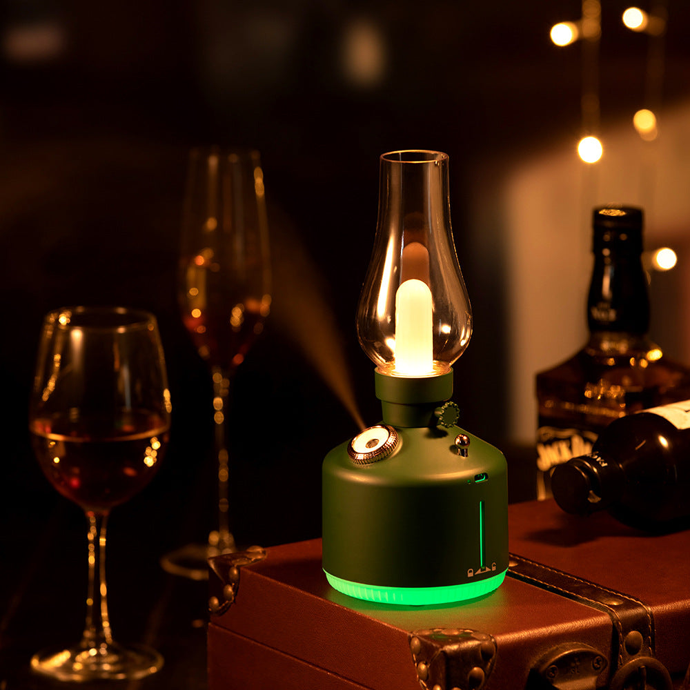 Creative Humidify Spray PET Bottle Shade LED Table Lamp