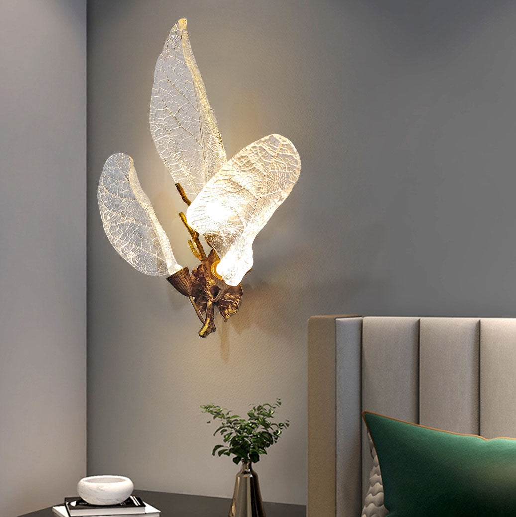 Modern Light Luxury Creative All-Copper Resin 2/3-Light Wall Sconce Lamp