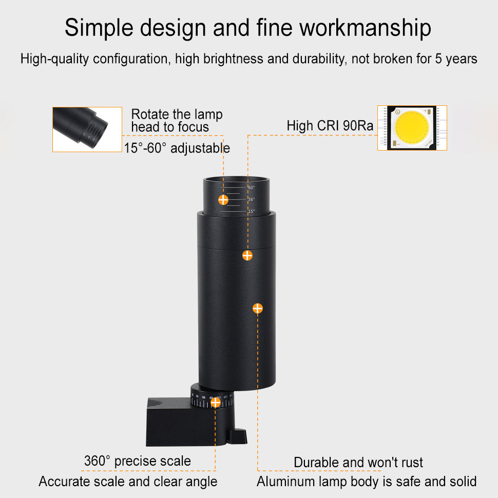 Modern Minimalist Adjustable Dimmable Focus Dimming Spotlight Tubular Track Lighting 3/4/5 Light LED Flush Mount For Living Room