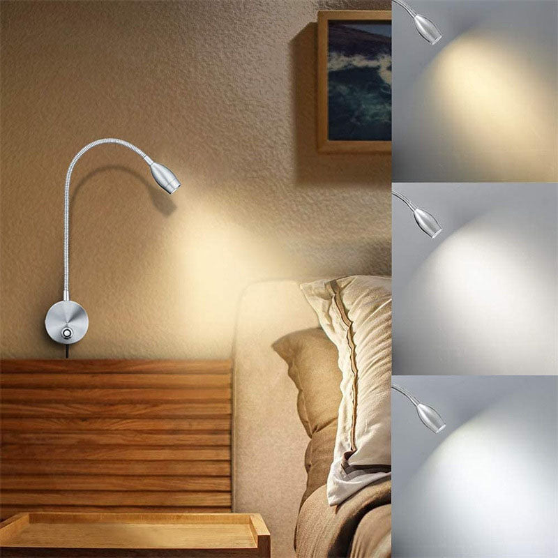 مصباح حائطي حديث مزود بمنفذ USB LED 
