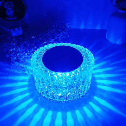 Creative Bird's Nest Crystal RGB LED Night Light Table Lamp