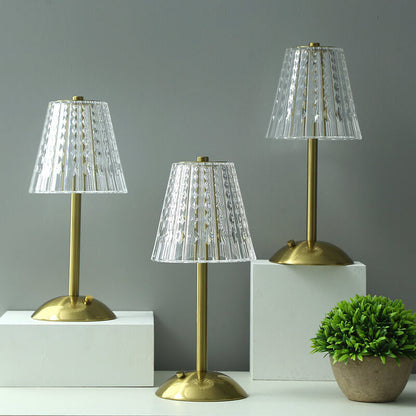 Creative Diamond Crystal Acrylic Metal Touch LED Table Lamp