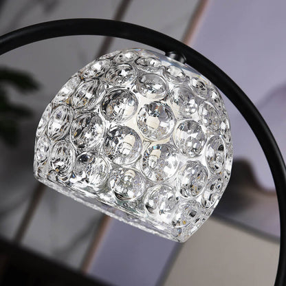 European Modern Aromatherapy Oak Glass Metal LED Melting Wax Table Lamp