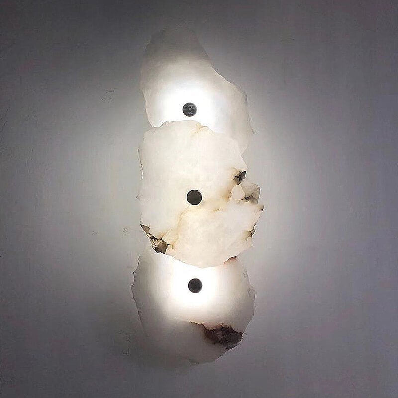 مصباح حائط LED مستطيل الشكل من الحديد اللوسيت بتصميم صيني حديث وبسيط 