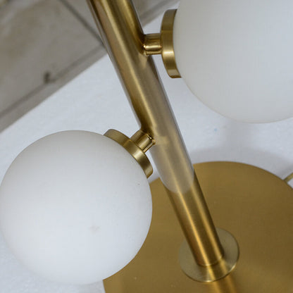 Nordic Creative Magic Bean Glass Iron 3-Light Table Lamp