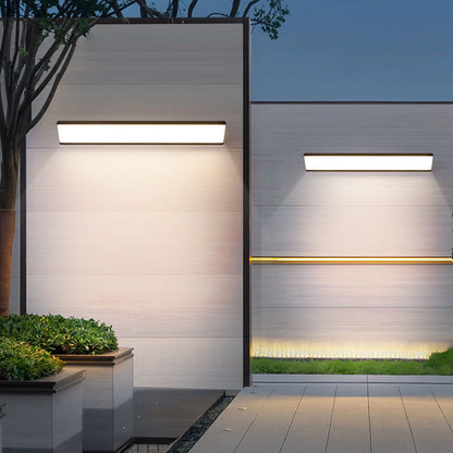 Modern Minimalist Aluminum Acrylic Waterproof Long Outdoor Indoor LED Wall Sconce Lamp