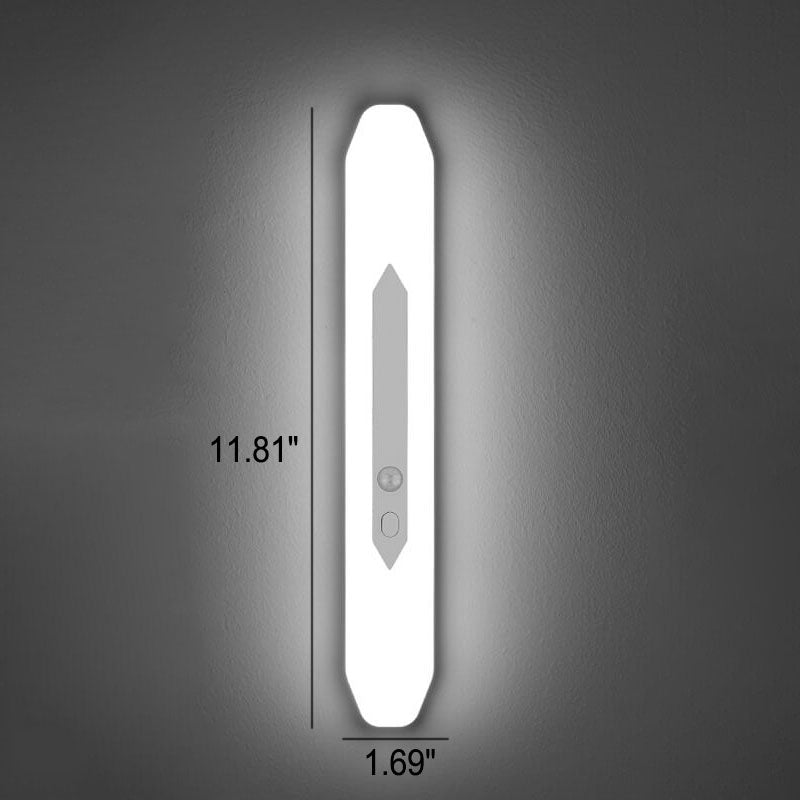 USB充電式人体誘導LEDナイトライト壁取り付け用燭台ランプ