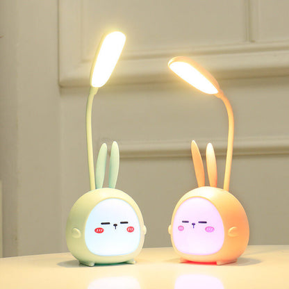 Creative Cartoon Animal Student USB Charging Foldable LED Table Lamp