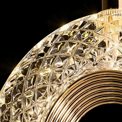 Modern Luxury Oval Iron Zinc Alloy Acrylic LED Semi-Flush Mount Ceiling Light For Living Room