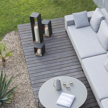 Modern Minimalist Square Frame Stainless Steel Acrylic LED Waterproof Lawn Landscape Light For Outdoor Patio