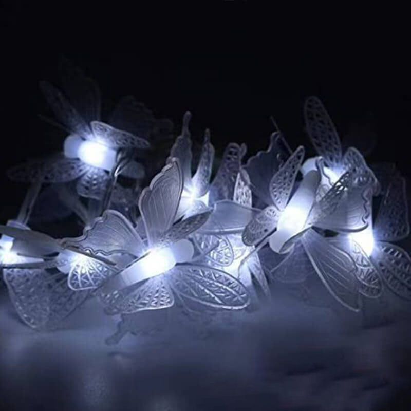 Modern Creative Butterfly Outdoor Patio Garden LED String Lights