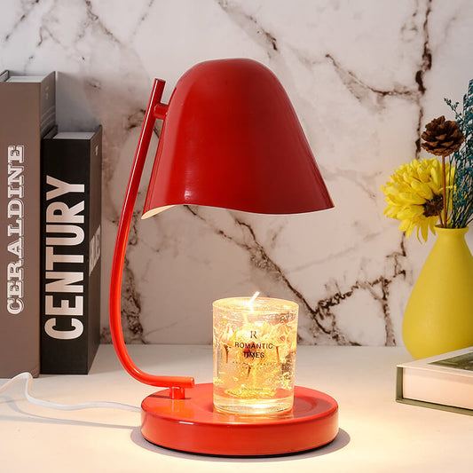 European Red Hardware 1-Light Melting Wax Table Lamp