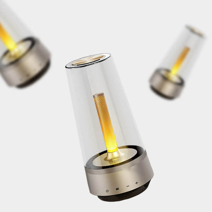 Creative Candle Design Bluetooth Speaker LED Table Lamp