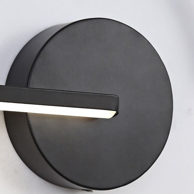 Modern Creative Half Round Iron LED Wall Sconce Lamp