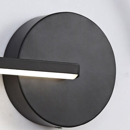 Modern Creative Half Round Iron LED Wall Sconce Lamp