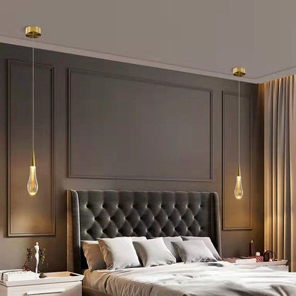 Modern Personality Creative Crystal Drops LED Pendant Light