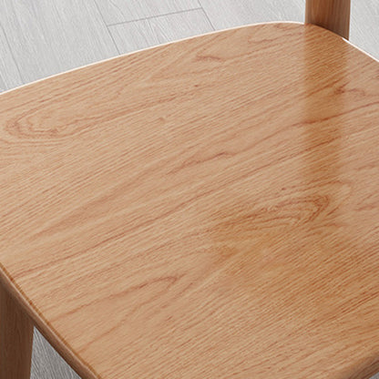 Modern Minimalist Square PU Leather Fabric Solid Wood Dining Chair Backrest For Dining Room