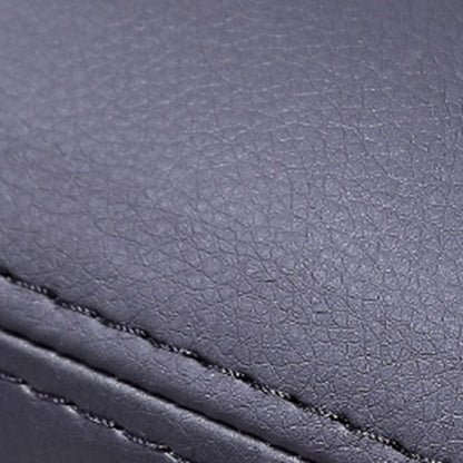 Modern Minimalist U-Shaped Chassis Rectangle PU Leather Titanium Gold Silver-Plated Dining Chair Backrest Armless For Dining Room