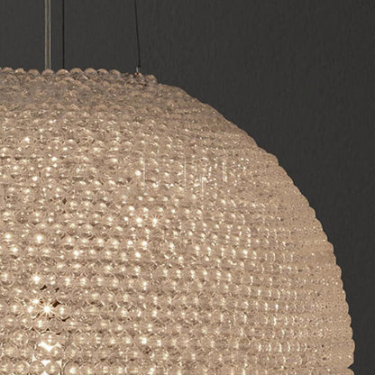 Modern Light Luxury Creative Crystal Sphere 1-Light Wall Sconce Lamp