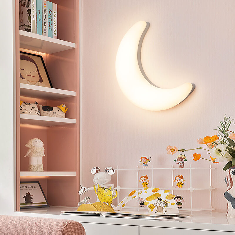 مصباح حائط LED بتصميم قمري حديث ومبتكر من الأكريليك
