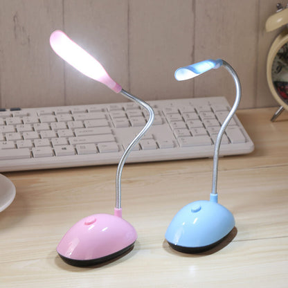 Creative Mini Macaron Plastic LED Folding Eye Care Battery Desk Lamp