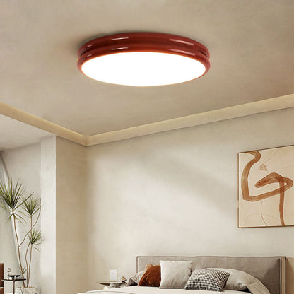 Modern Eye Care Children's Wrought Iron Round LED Flush Mount Lighting